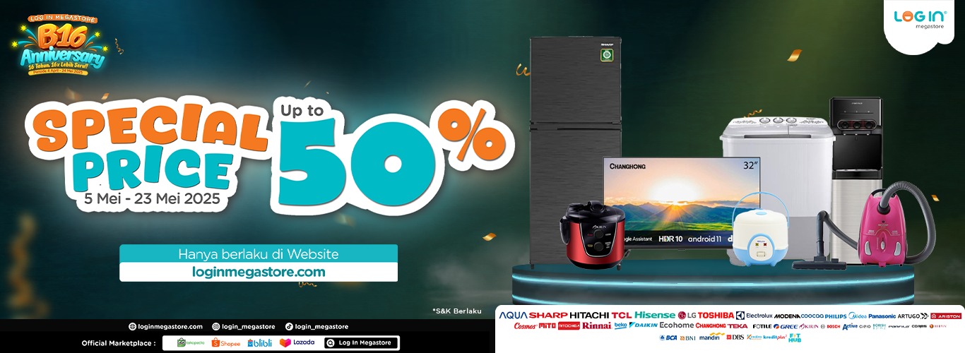 Promo PROMO HARGA KEJUT MEI - Login Megastore
